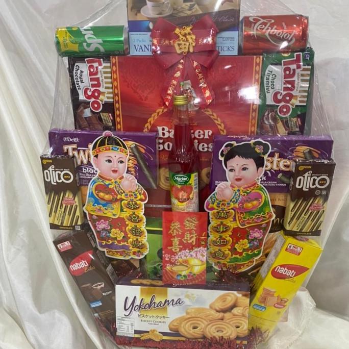 

Terbaru Hampers Sincia / Hampers Imlek / Hampers Cny / Parcel Imlek Pengiriman Cepat
