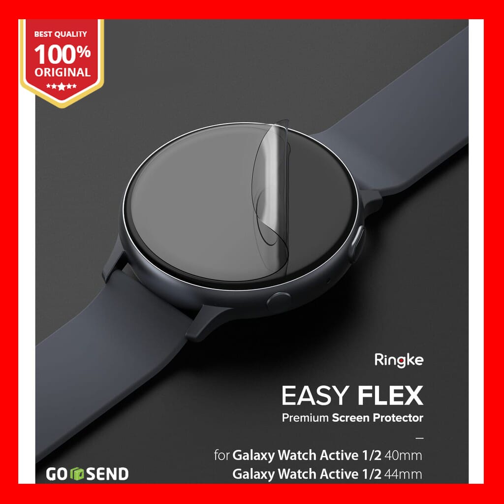 Ringke Galaxy Watch Active 2 44mm Watch Active 2 40 mm Easy Flex Screen protector anti gores