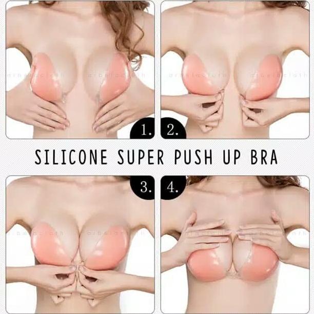 Freebra Silicone Bra / Nude Silicon Bra / Bra Tempel Un Bra
