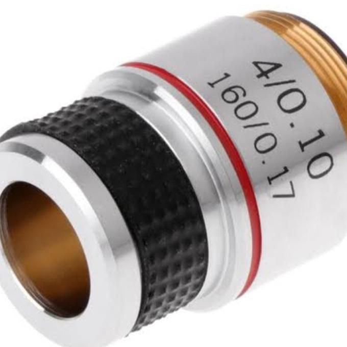 Lensa Mikroskop 4X Monokuler Kualitas Premium