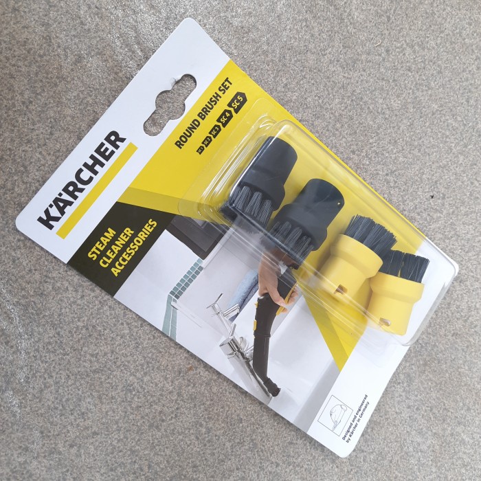 Karcher Round Brush Set Steam Cleaner SC1 SC2 SC3 SC4 SC5 Aksesoris