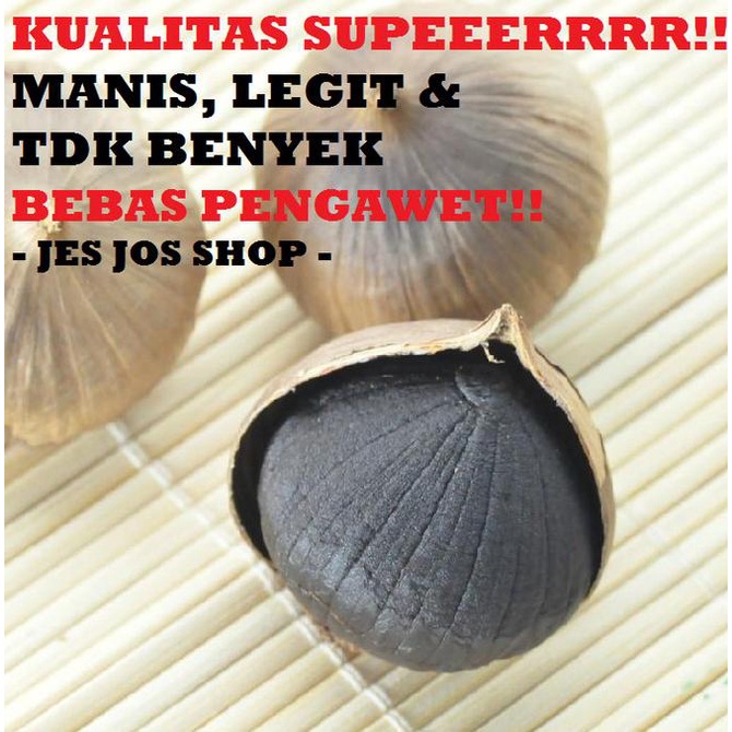 

Bawang Hitam Tunggal Lanang (Black Garlic) 250 Gram