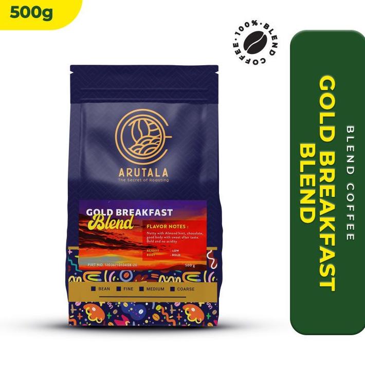 

Arutala Kopi Gold Breakfast Blend Murni 500 gram