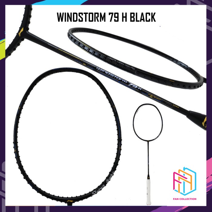 LINING WINDSTORM 79 S WINDSTORM 79 H RAKET BADMINTON ORIGINAL