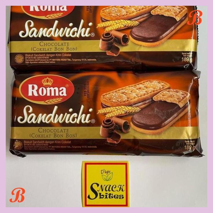 

ROMA SANDWICH COKELAT BISKUIT ROMA CEMILAN MURAH DLIGHT SNACK