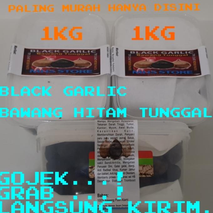 

BAWANG PUTIH HITAM TUNGGAL-SIUNG LANANG JANTAN-BLACK GARLIC 1KG