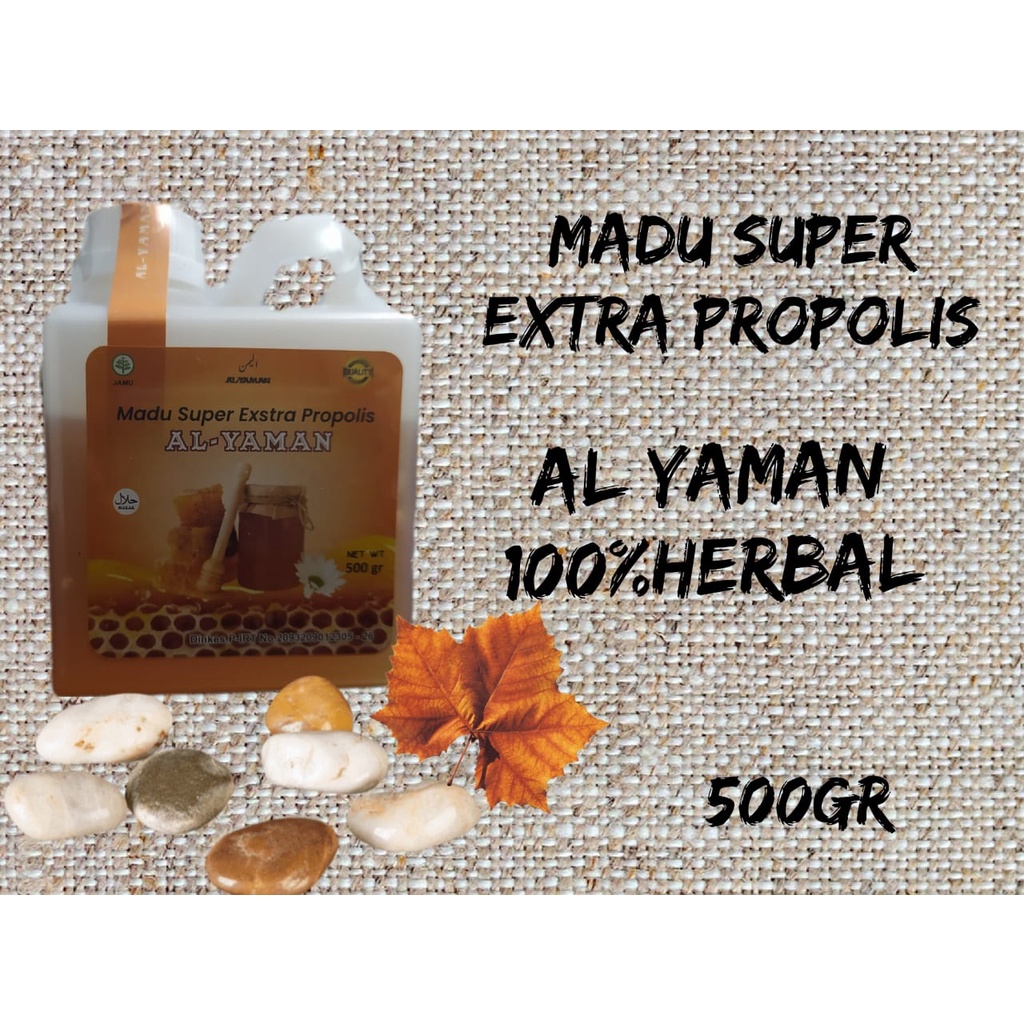 

Madu Super Extra Propolis AL Yaman 500g Membantu Mengatasi Infeksi Saluran Kemih Menstabilkan Imun dalam Tubuh