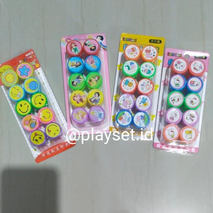 

Stempel Anak Motivasi Reward Stamp Murid Smile Mainan Edukasi Karakter