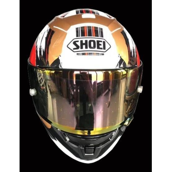 Visor Helm Shoei Iridium X14 Visor Shoei X14 Iridium Kaca Helm Shoei