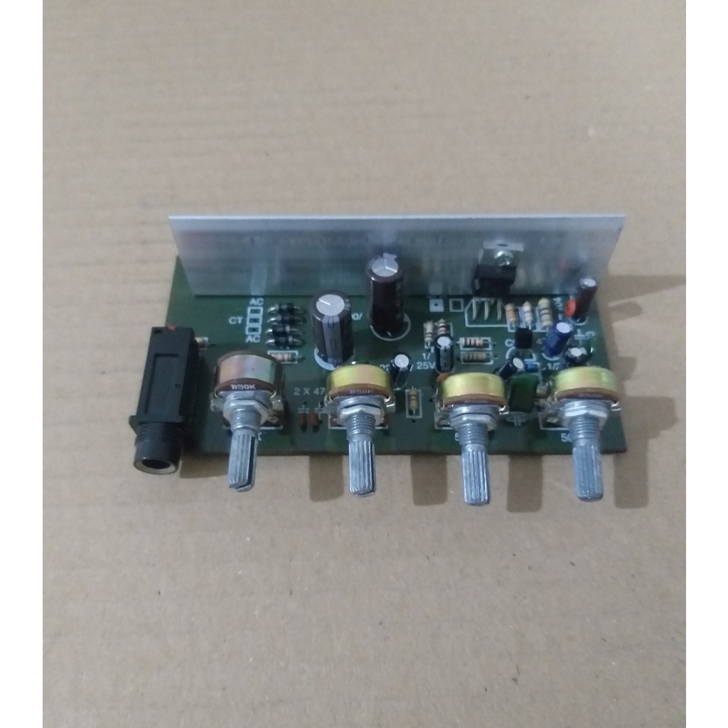 KIT AMPLIFIER SPEAKER AKTIF 80W MONO 1 MIC TDA 2030