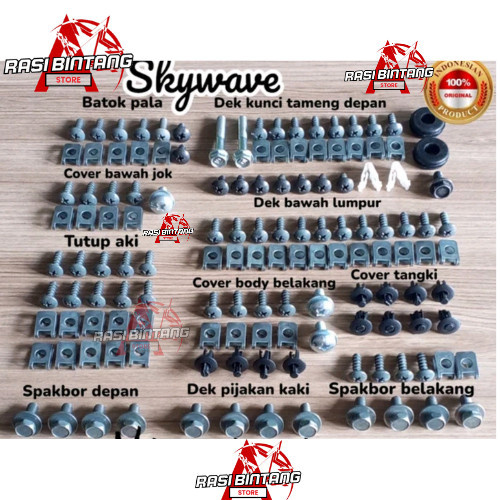suzuki skywave baut full set body suzuki skywave baut skywave