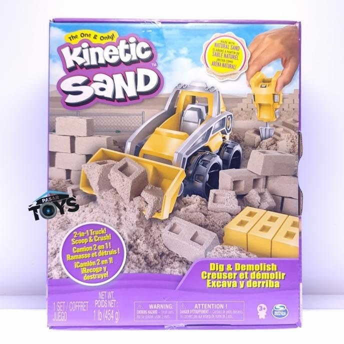 Kinetic Sand Dig & Demolish Truck Playset