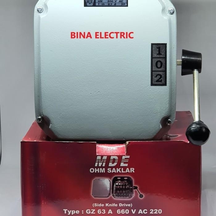 OHM SAKLAR MDE GZ 4P 63A SIDE DRIVE / COS MDE GZ 4 PHASE 63 AMPERE