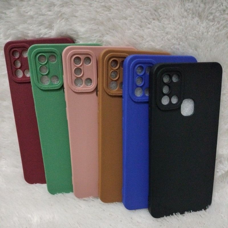 SoftCase Casing Samsung A21S Silikon Pro Camera Pelindung Belakang HP