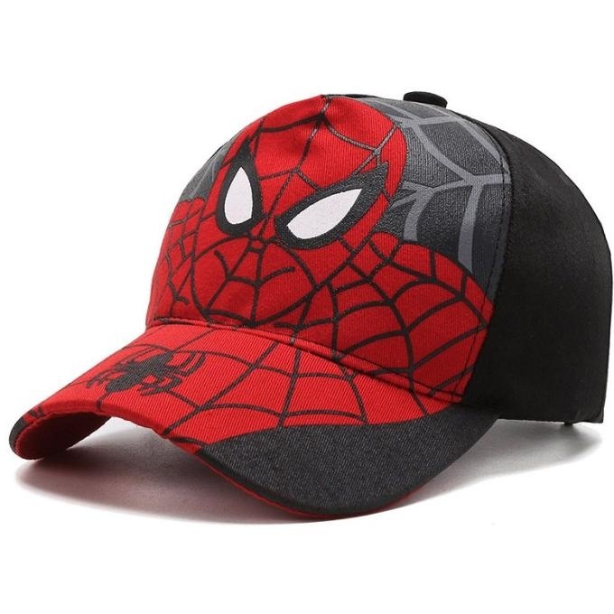 READY STOCK TOPI SPIDERMAN ANAK IMPORT / TOPI ANAK LAKI-LAKI SPIDERMAN HAT KANVAS 