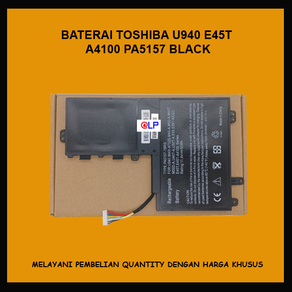 Baterai Toshiba U940 E45T E45T-A4100 PA5157-1BRS