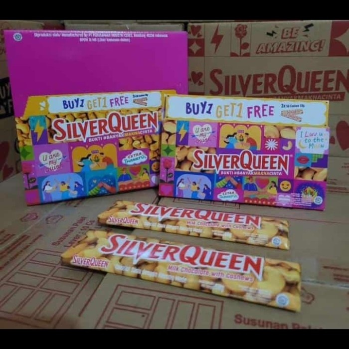 

SIAP KIRIM coklat silverqueen valentine madalinsecollect