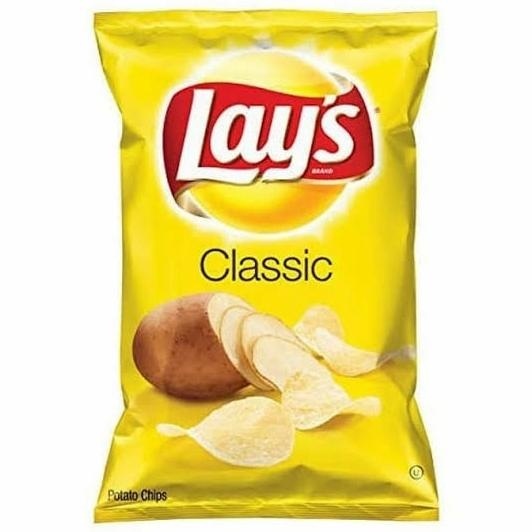 

Lays Keripik Kentang Classic (Made In Usa) 185Gr | Camilan Instant