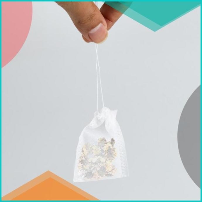 

Kantong Teh Celup Kosong Teabag 5.5x7cm 100 PCS 16novz3 last stok