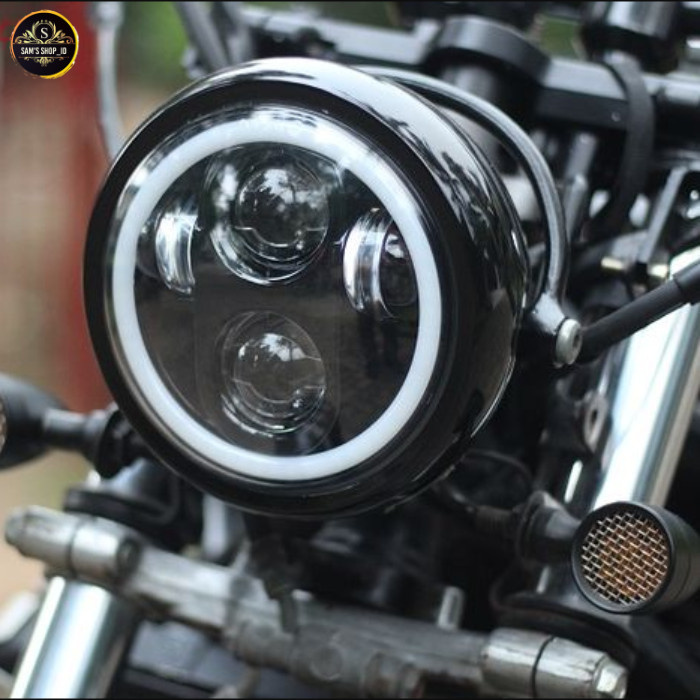 Original Lampu Daymaker 7 Inch LED Headlight Waterproof Motor Custom