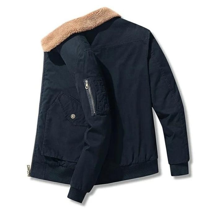 READY STOCK JAKET BULU PRIA JAKET IMPORT MUSIM DINGIN MANTEL BULU PRIA BIG SIZE 