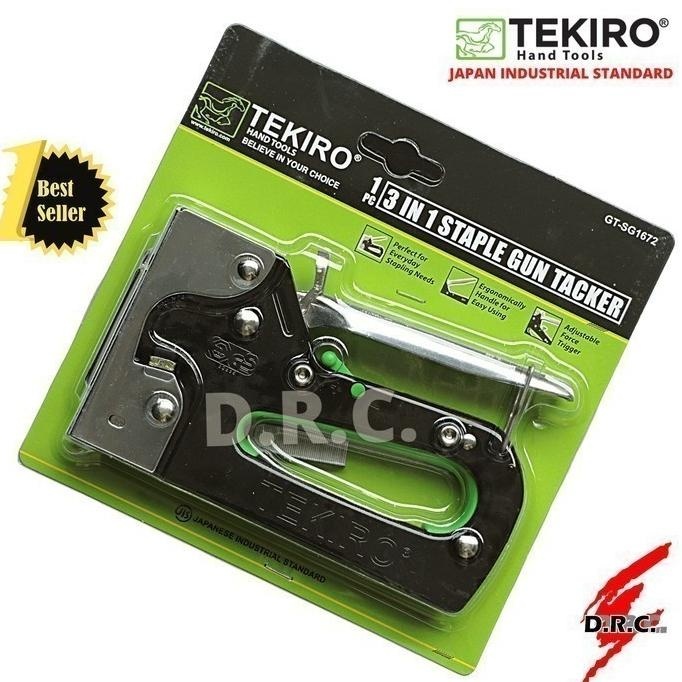 

Staples tembak Tekiro 6 - 14 mm Staple 3 in 1 Steples Terlaris