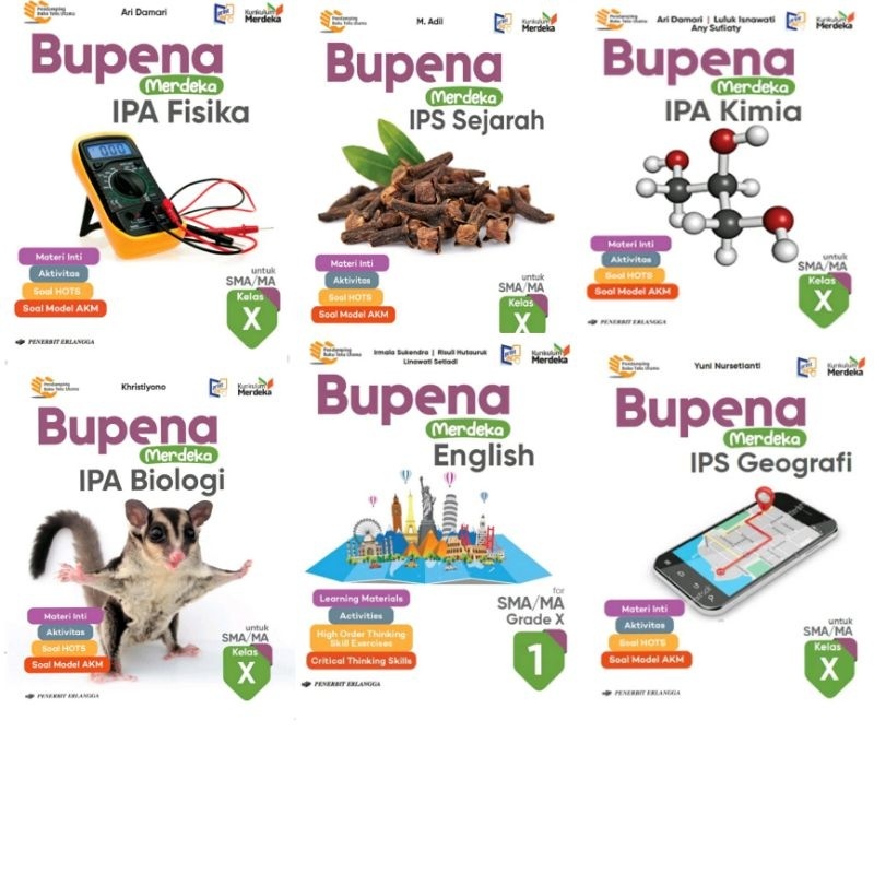 

Kurikulum Merdeka Bupena Kelas 1 SMA/MA Penerbit Erlangga