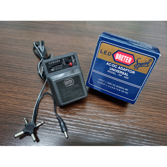 Cuci Gudang Ac Dc Adaptor Universal Breter 220V Ac 50/60Hz 8W 3 4 5 6 7.5 9 12V Dc Bagus