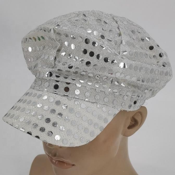 NEW PRODUK TOPI BLINK BLINK TOPI PARTY TOPI FASHION TOPI BARET SQUINS IMPOR 