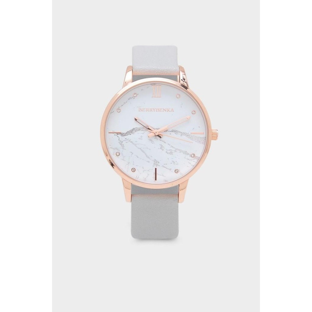 BISA COD - BERRYBENKA - JAM TANGAN WANITA SOPHIE JEMIMA MARBLE ANALOG WATCHES