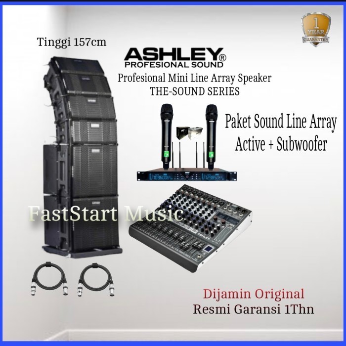 Paket Sound System Line Array Aktif 4 Pcs ASHLEY The Sound Subwoofer 2