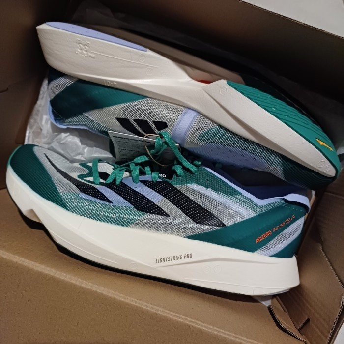 ✅Baru Adidas Adizero Takumi Sen 9 Court Green  White Tint Terbatas