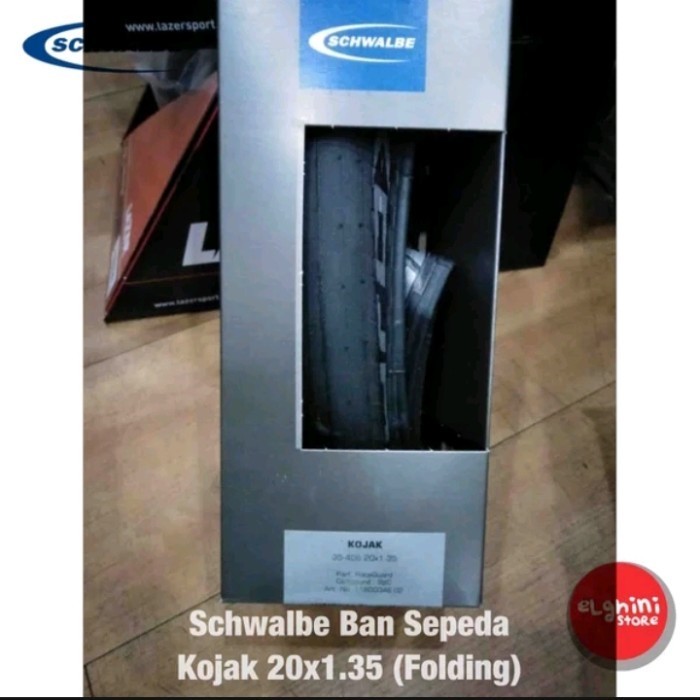 ✅New Ban Luar Sepeda -Schwalbe Ban Sepeda Kojak 20X1.35 Folding Terbatas