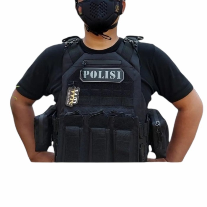 ✅New Rompi Tactical Bodyvest Rajawali / Blackmamba Durhaim Lasercut Terbatas