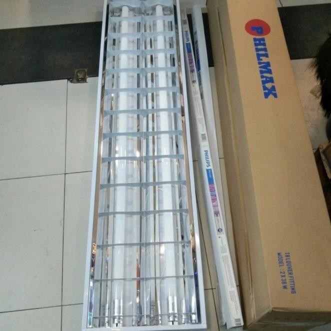 Kap Rmi 2X36 Watt + Lampu Tl Led 16Watt Philips Bagus