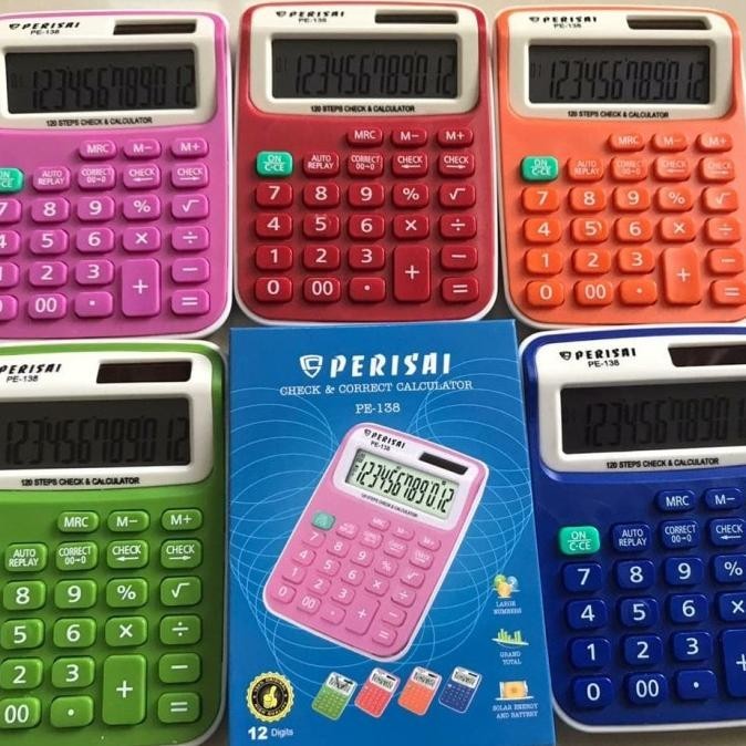 

Hot Sale - Kalkulator Perisai PE-138. 12digit, check correct. ,.