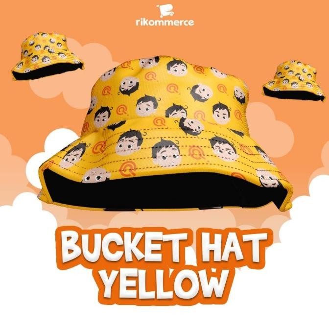 Topi Riko The Series - Bucket Hat Yellow