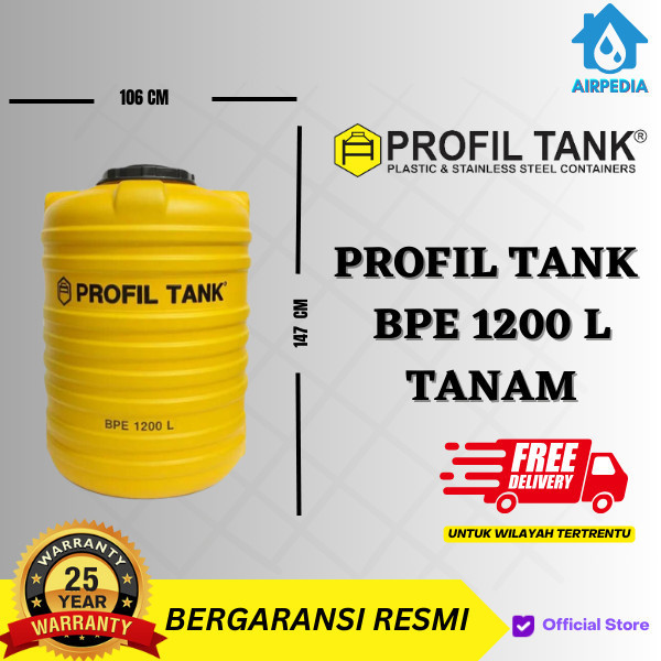 ✅Original Toren Air Profil Tank Tanam - Bpe 1200 Liter Terbaru