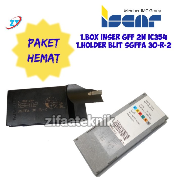 ✅Ready Sepaket Holder Sgffa 30-R-2 Iscar  Insert Gff 2N Ic354 Iscar Original Terbatas