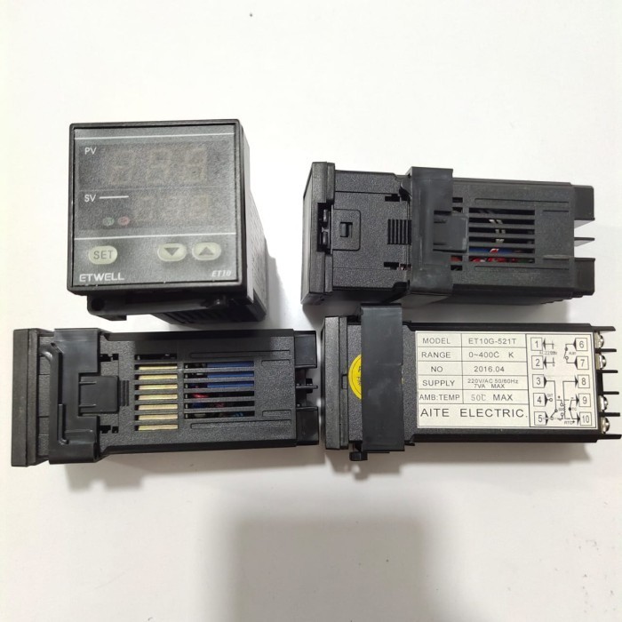 ✅Sale Digital Temperature Controller Etwell Et10G-521T 0-400C 220Vac 50/60Hz Terbatas