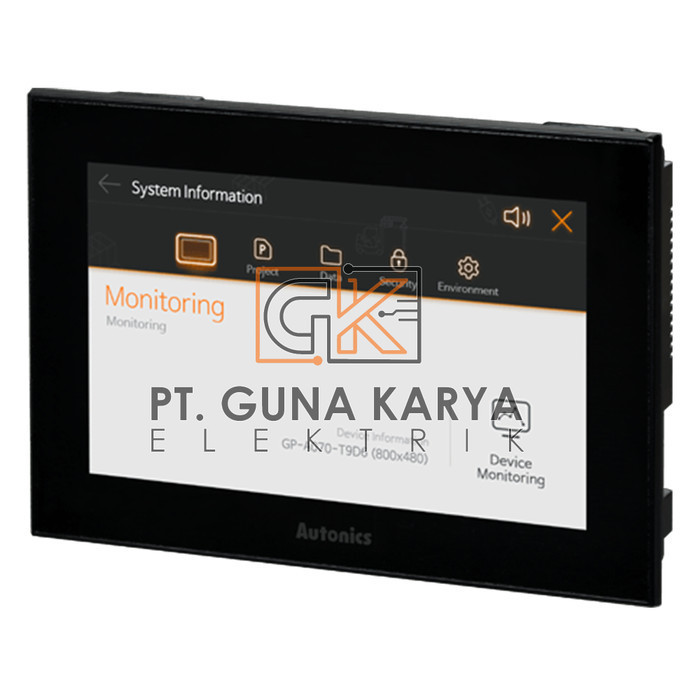 ✅Termurah Autonics Hmi - Panel Grafis Gp-A070-T9D6 Limited