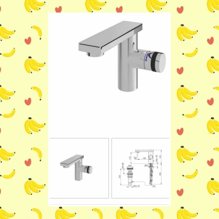 ✅Termurah Toto Tx115Lmbr Kran Wastafel Progresive Mixer With 1 One Push Pop Up Diskon