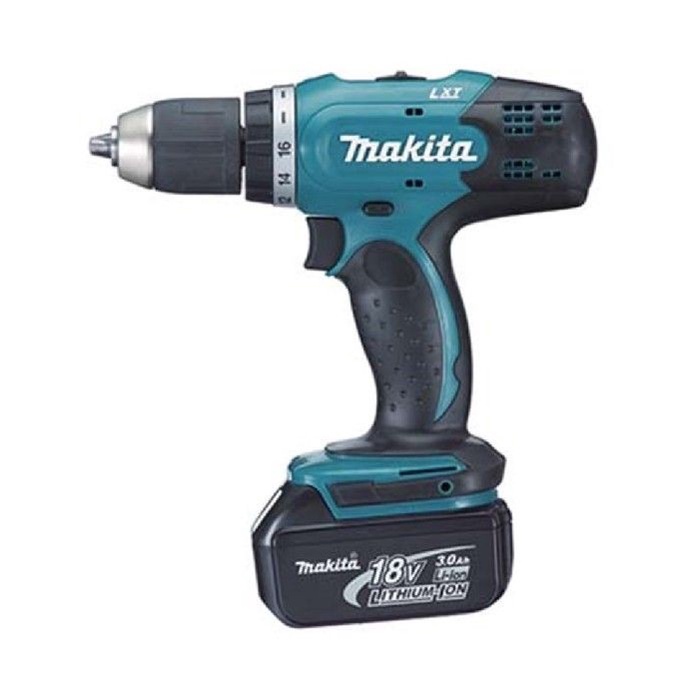 ✨New Makita Ddf453Sfx7 Bor Cordless 1X18V 3Ah Li-Ion 13Mm 1/2 Driver Drill Terbaru