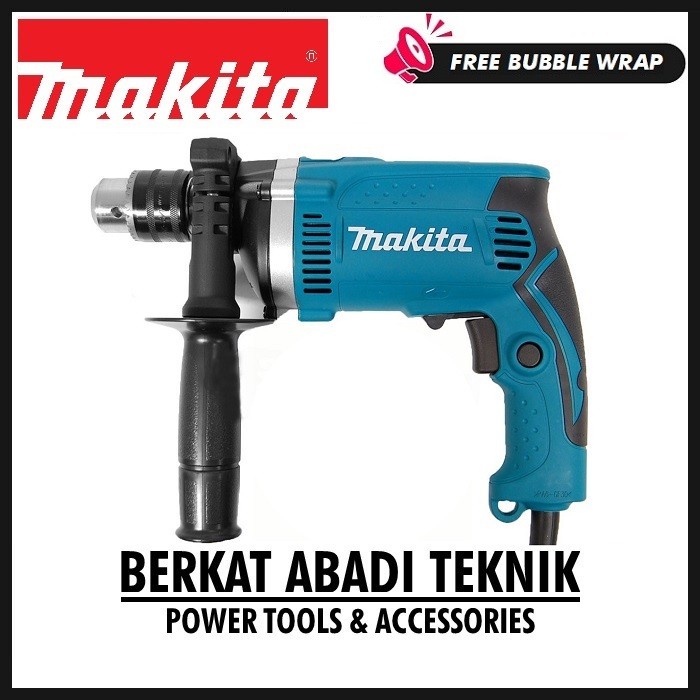 ✨New Makita Hp 1630 Bor Listrik 13Mm Tangan Impact Tembok Bolak Balik Mesin Limited