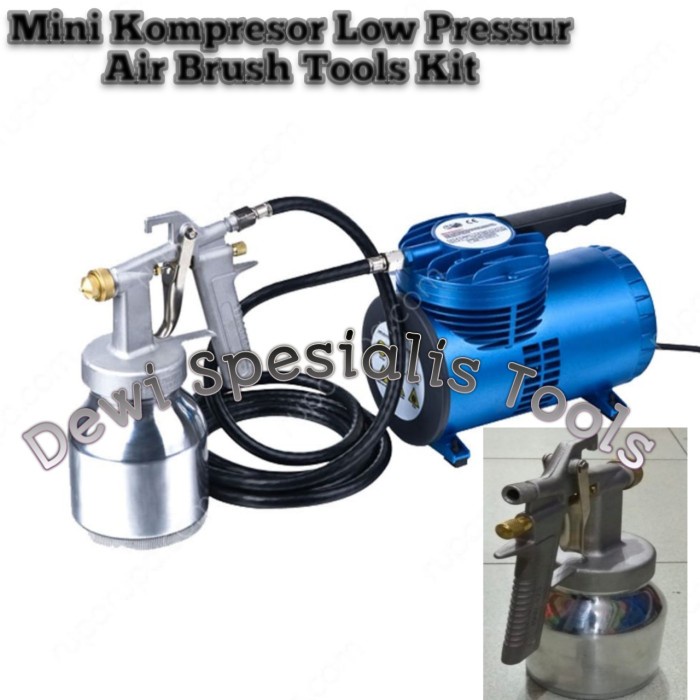 ✨Ori Dst Promo Kompresor Mini Dan Spray Gun Paket Komplit Alat Pengecatan Berkualitas