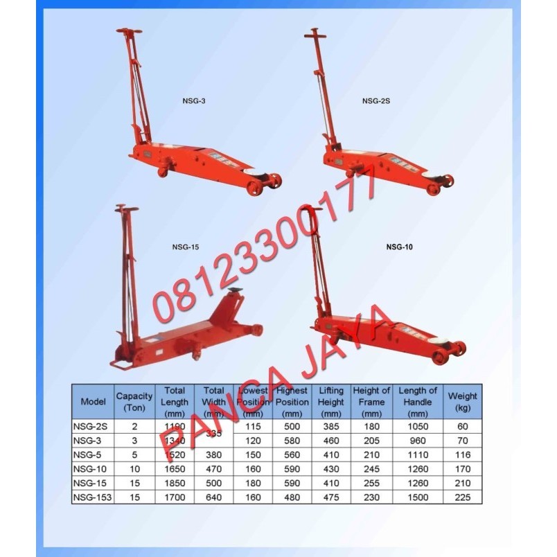 ✨Ori Dongkrak Buaya Nagasaki 10 Ton Long Dongkrak Buaya 10 Ton Panjang Diskon