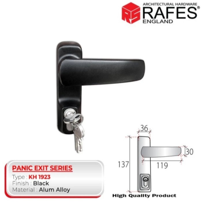 [Baru] Handle Panic Rafes Hitam Handle Terbaru