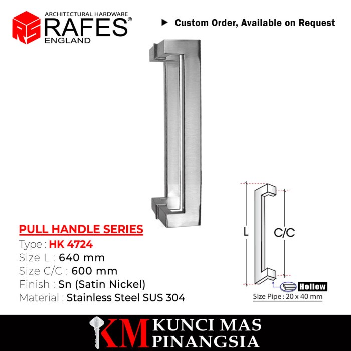 [Baru] Tarikan Pintu / Pull Handle / 4724 / Rafes Original Diskon