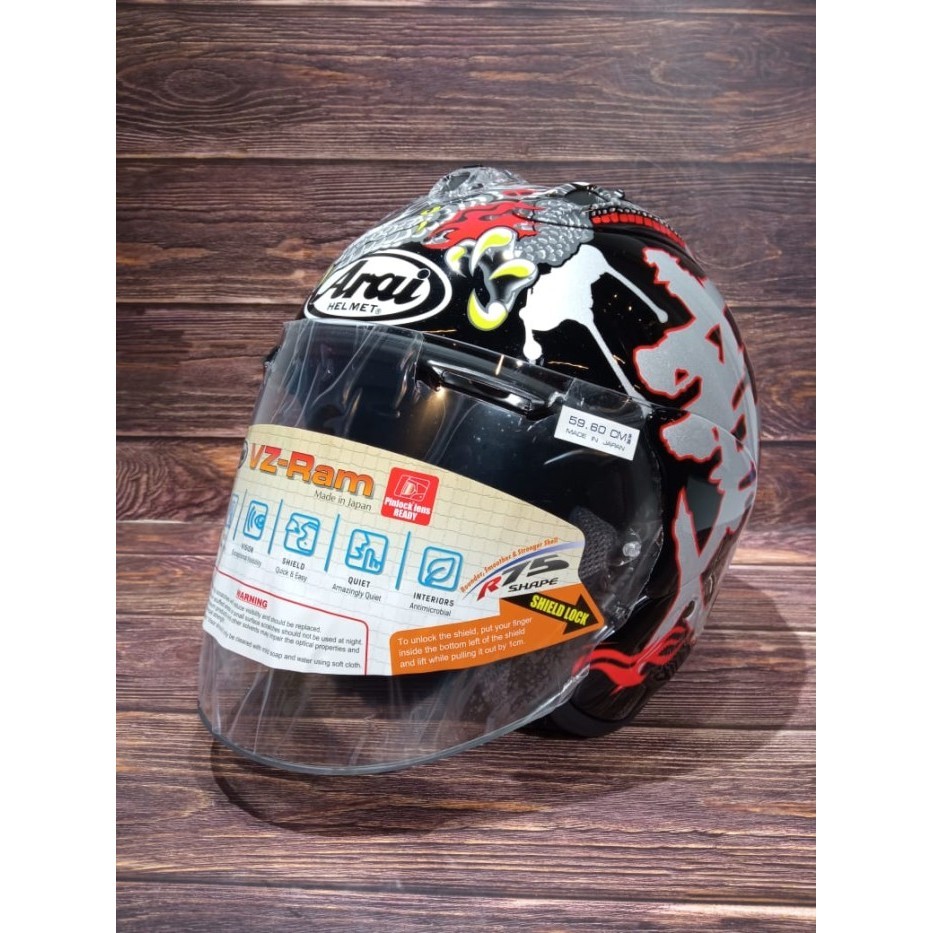 [New] Arai Vz Ram Dragon  Helm Half Face  Arai Vz Ram  Arai Diskon