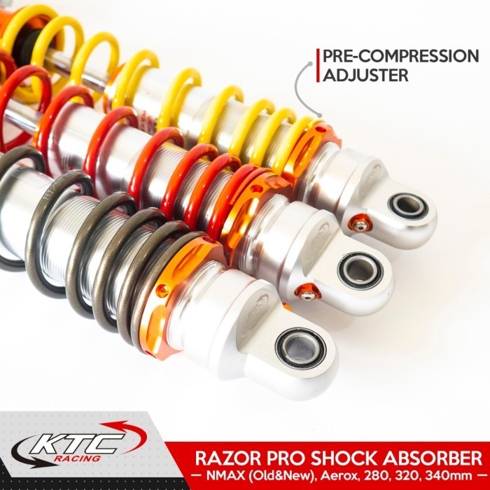[Ori] Shock Breaker Belakang Merek Ktc Stelan Yamaha Rx King Uk 320 Mm Terbaru